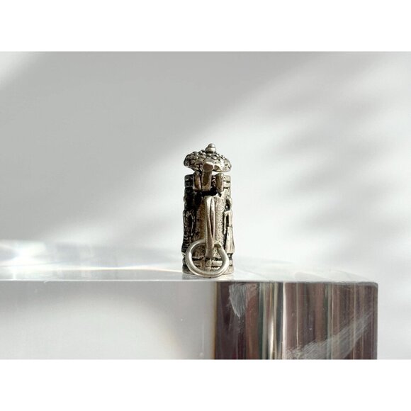 German Stein Mug Craft Beer Lidded Teeny Tiny Figural Vintage Pendant | Charm - Picture 4 of 11